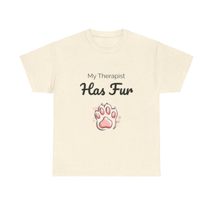 My Therapist Has Fur Cotton Tee