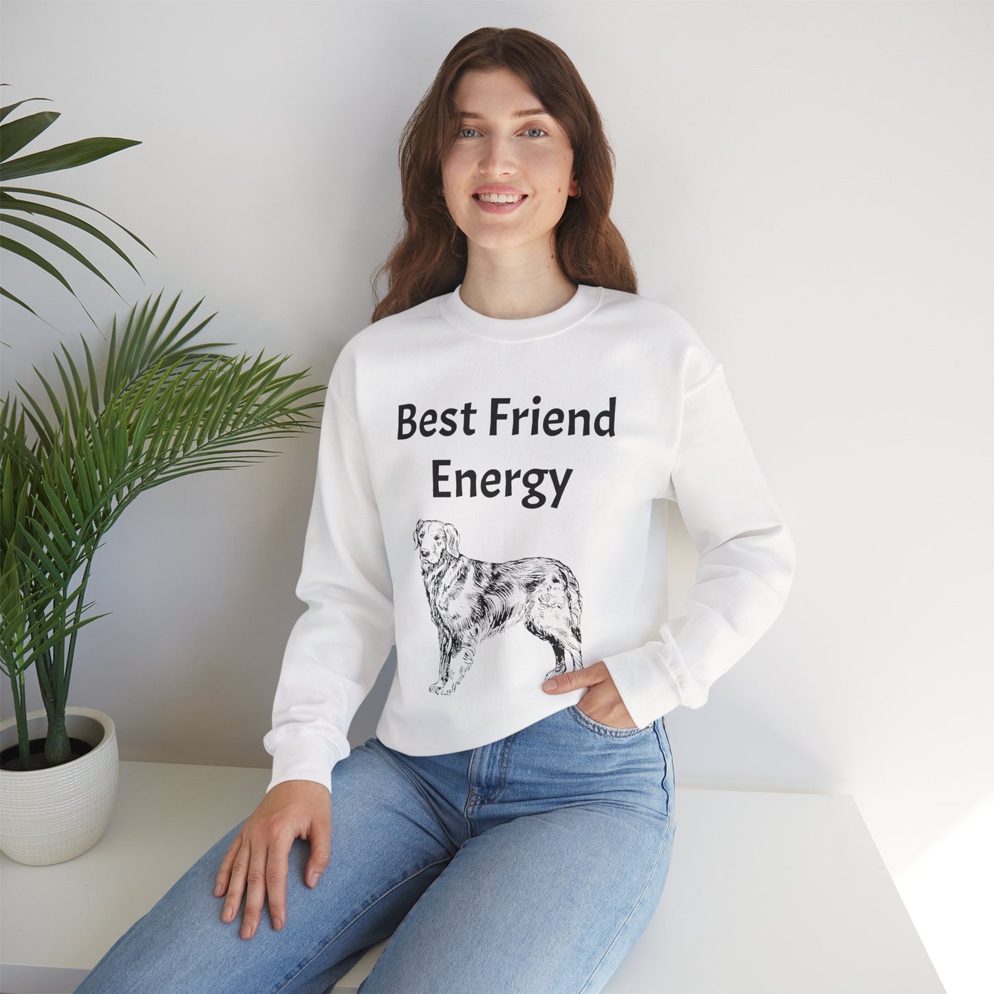 Best Friend Energy Crewneck Sweatshirt