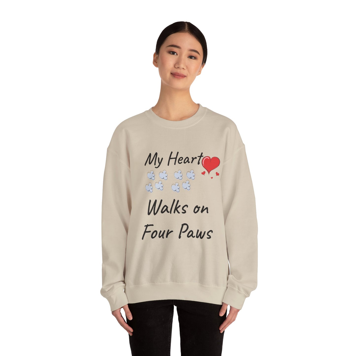 My Heart Walks on Four Paws Sweater