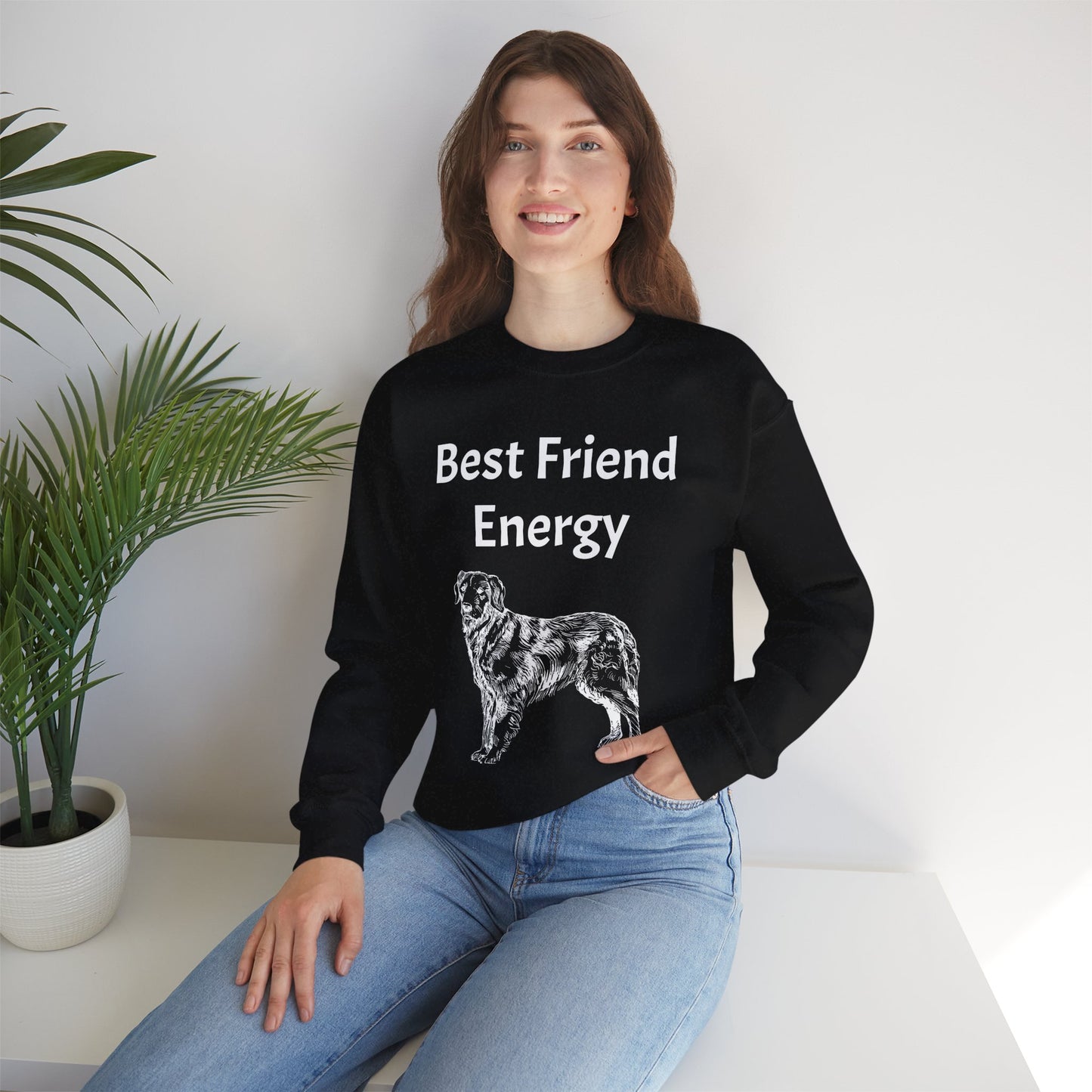 Best Friend Energy Crewneck Sweatshirt