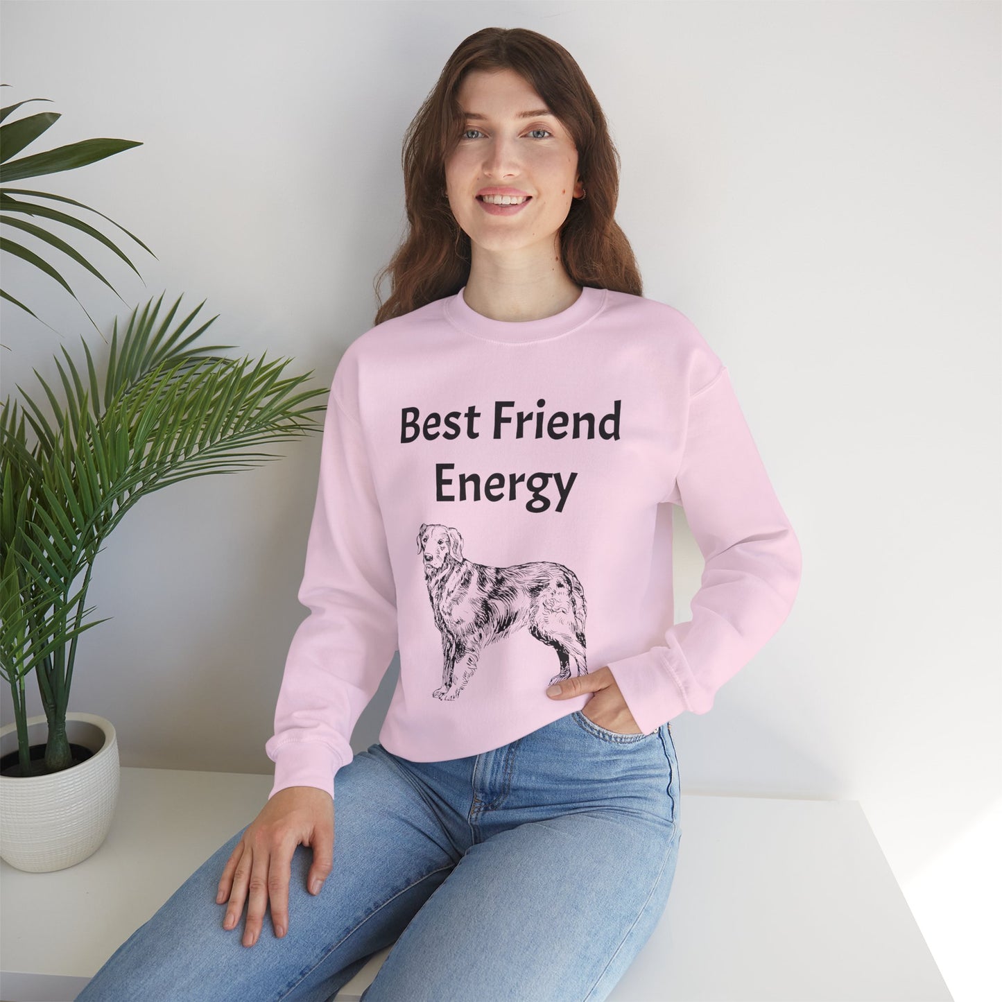 Best Friend Energy Crewneck Sweatshirt