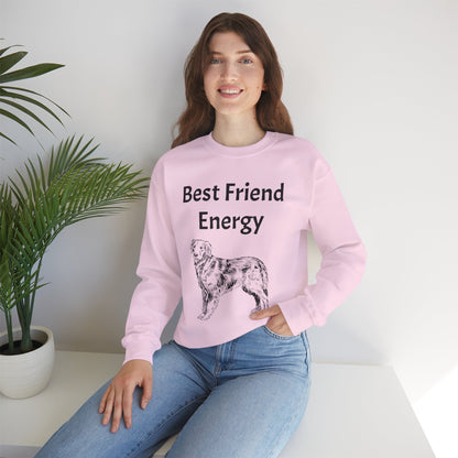 Best Friend Energy Crewneck Sweatshirt